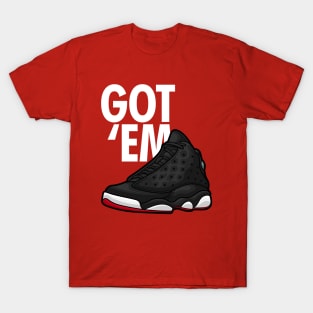 AJ 13 Retro Playoffs Sneaker T-Shirt